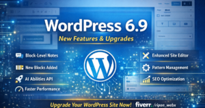 WordPress 6.9 update new features performance and AI tools